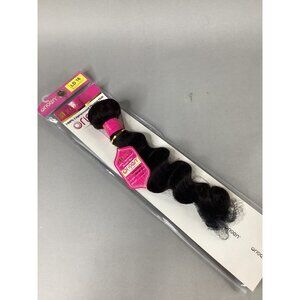 16” Loose Wave 8A Quality Brazilian 100% Human Hair Natural (dark) Extensions